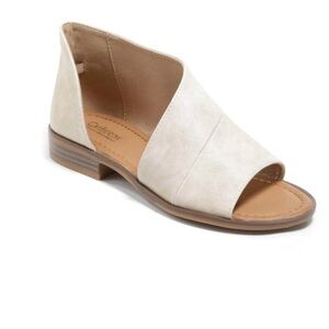 Catherine Malandrino Theorie Sandals Sand Beige Wrap Around Flat Women’s Size 8